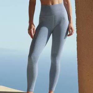 Spiritual Gangster Blue Ribbed Leggings